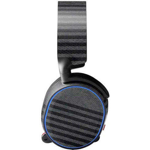 Black and Grey Stripes SteelSeries Arctis 3 Skin